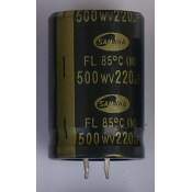 220uF 500V SamWha HE electrolytic capacitor